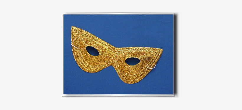 Mask Glitter Harlequin Fm56248 - Forum Novelties Gold Glitter Harlequin Mask - Set, transparent png #2786426