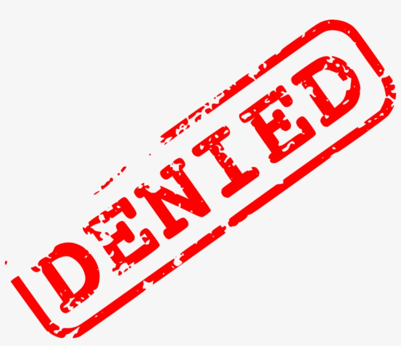 Free Png Red Denied Stamp Png Images Transparent - Denied Png, transparent png #2786477