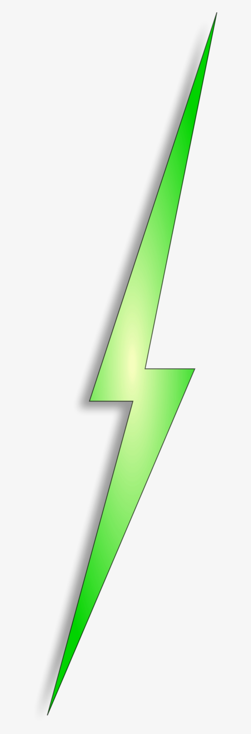 Electrical Clipart Red Lightning Bolt - Green Lightning Bolt Transparent, transparent png #2786823