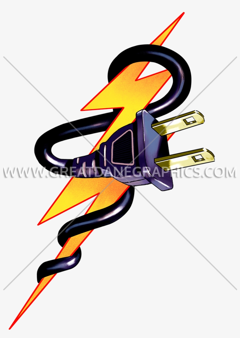 Lightning Bolt Plug - Lightning Bolt With Plug, transparent png #2786905