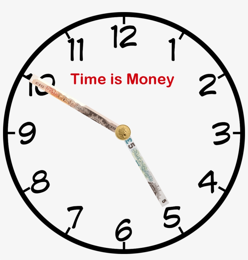 Time Is Money Transparent Background - Clock At 12 O Clock, transparent png #2787508