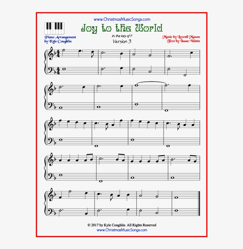 Free Printable Pdfs Of Three Different Arrangements - Sheet Music, transparent png #2787647