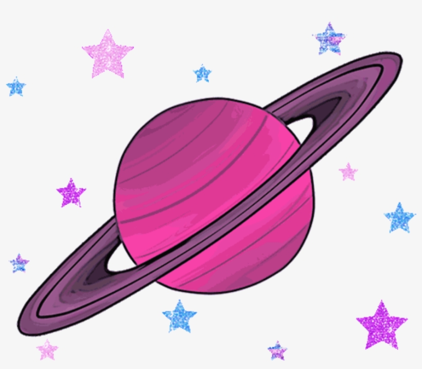 Tumblr Saturn Mars Jupiter Gezegenler Gezegen Planets - Aesthetic Saturn Png, transparent png #2788602