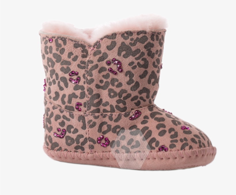 Pink And Purple Leopard Uggs - Shoe, transparent png #2789141
