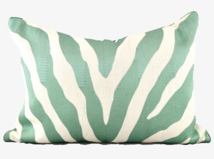 Zebra Print Lumbar In Aqua - Lumbar, transparent png #2789679
