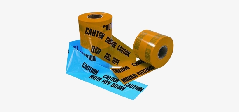 Warning Tape Printed With Any Text - Empire Underground Warning Tape (150mm X 365m), transparent png #2789699
