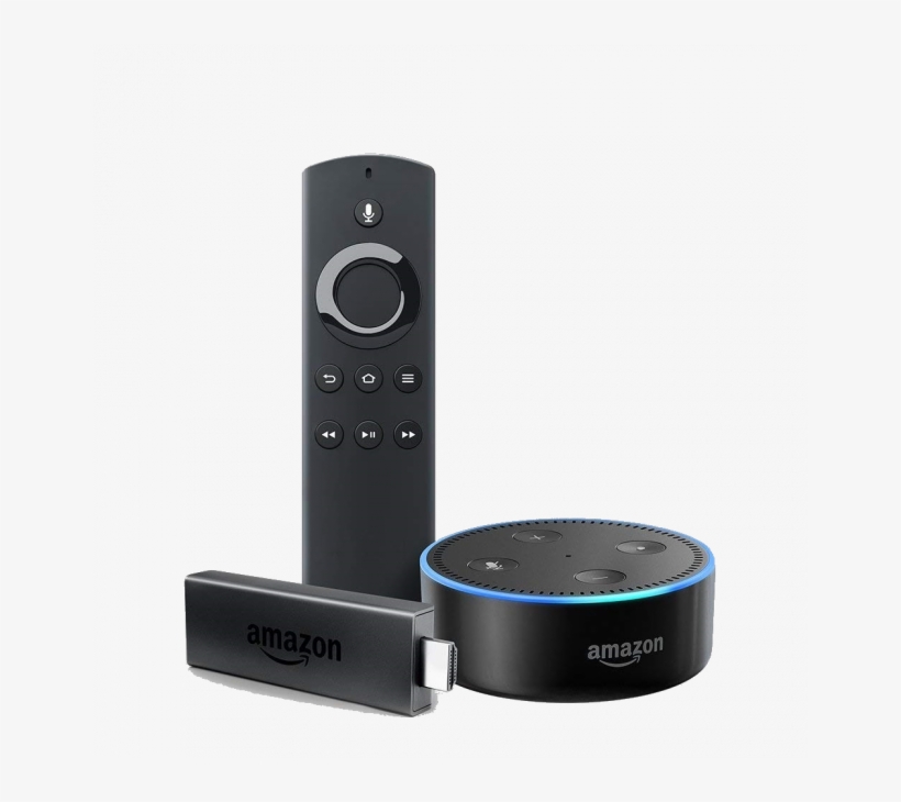 Fire Tv Stick Echo Dot - Amazon Fire Tv Stick With Alexa Voice Remote | Streaming, transparent png #2789752