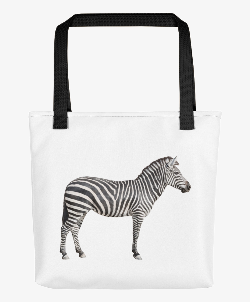 Zebra Print Tote Bag - Travel Quote Bag, transparent png #2789973