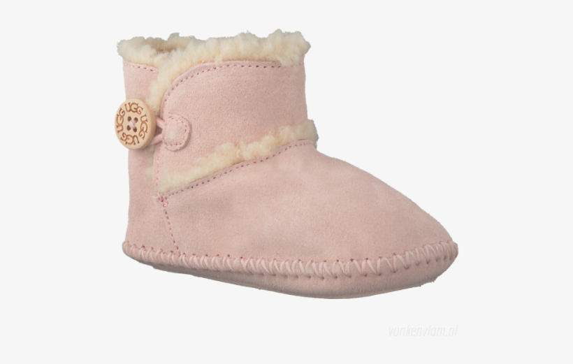 Roze Ugg Babyschoenen Lemmy Suède - Boot, transparent png #2790034