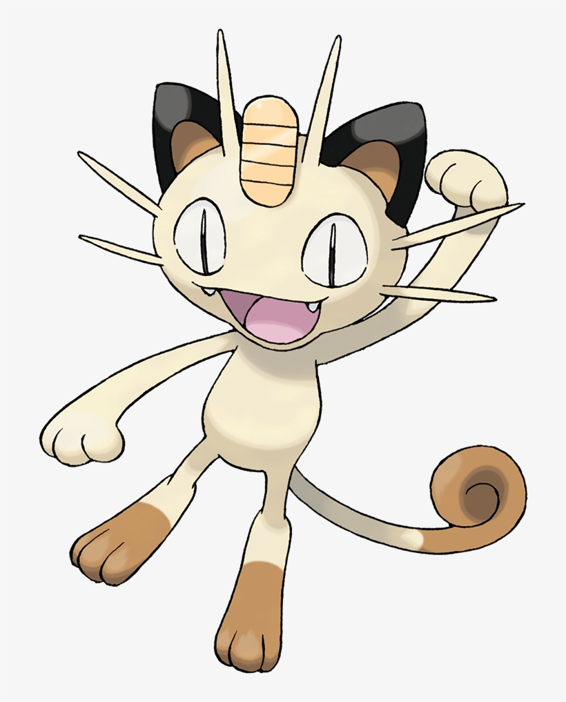 Games - Pokemon - Pokemon Meowth, transparent png #2790059