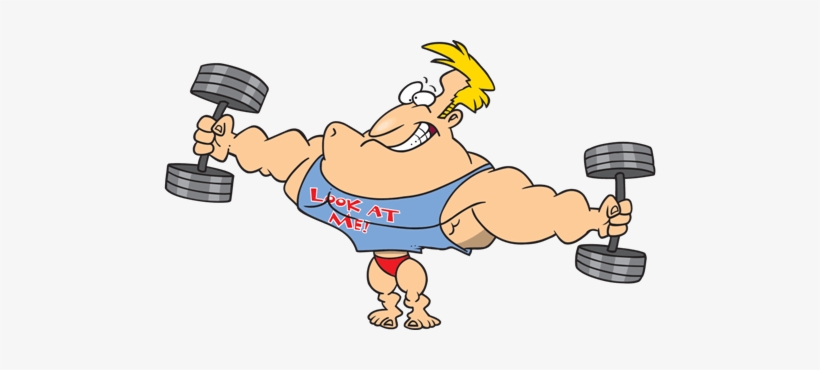 A Strong Man - Look At Me Cartoon, transparent png #2790080