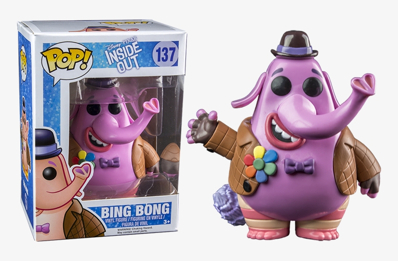 Bing Bong Pop Vinyl Figure - Inside Out Funko Pop Bing Bong, transparent png #2790632