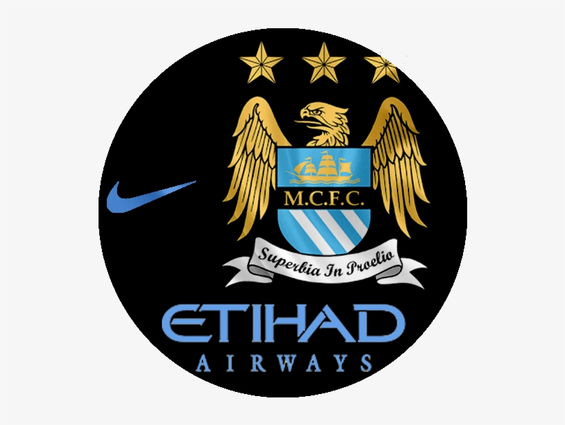 Escudos De Futebol De Botão Lh - Manchester City, transparent png #2791473
