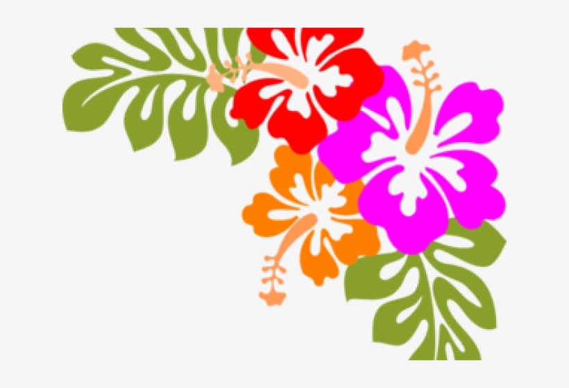Polynesia Clipart Hawaii Flower - Hibiscus Clip Art, transparent png #2791499