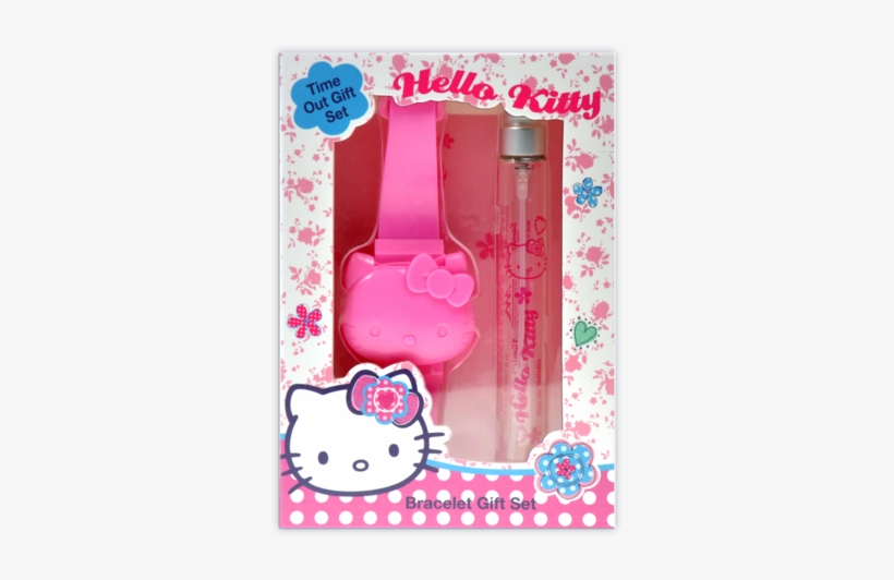 Hello Kitty Dotty Floral Time Out Gift Set - Gift, transparent png #2791727