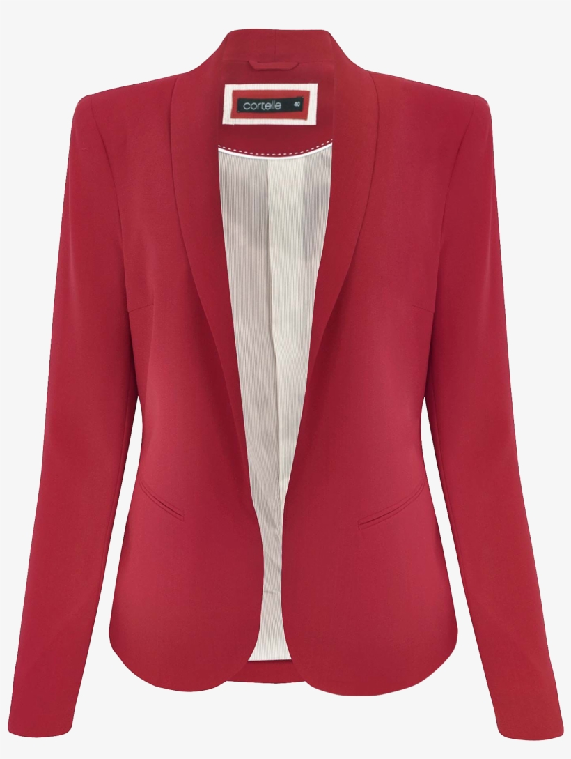 Blazer Feminino Sem Gola, transparent png #2792530