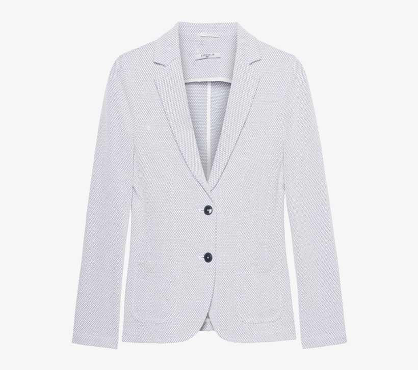 Fashion Circolo 1901 Giacca Nido White Blazer Of Structured - Blazer, transparent png #2792891
