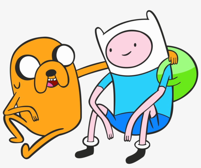 Finn And Jake Png - Adventure Time Finn & Jake Sticker, transparent png #2793126