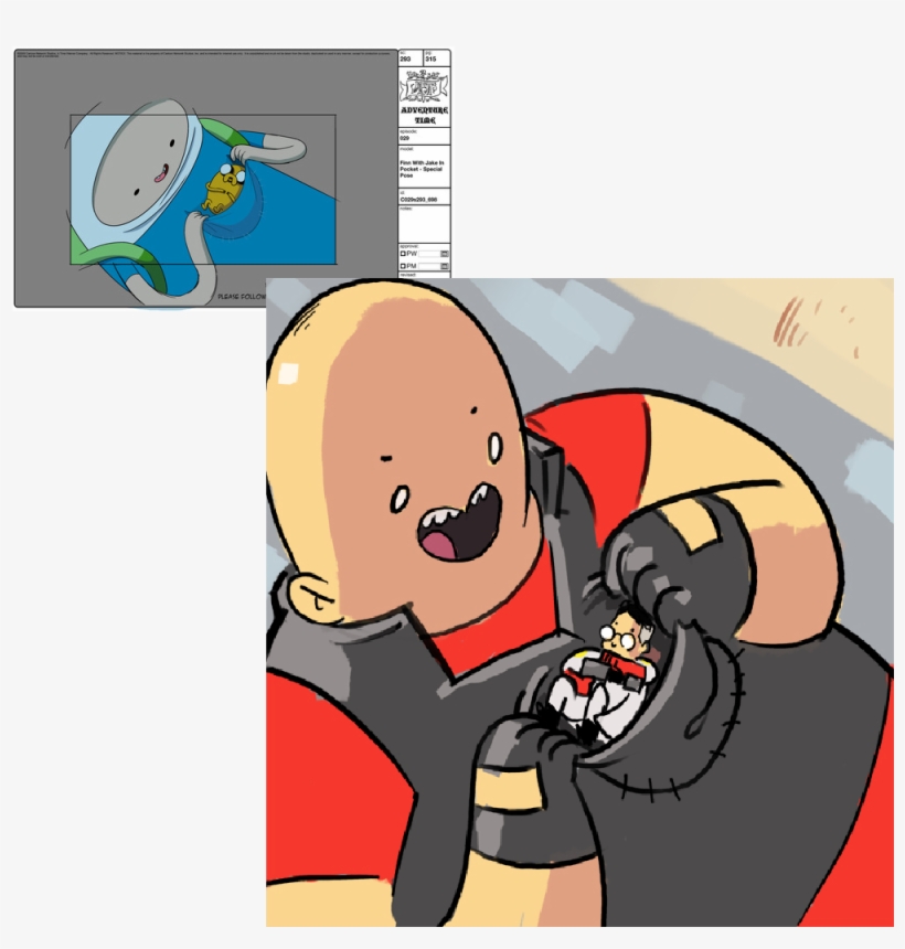 My Artist Friend Re Imagined Finn And Jake (of Adventure - God Of War Adventure Time, transparent png #2793313