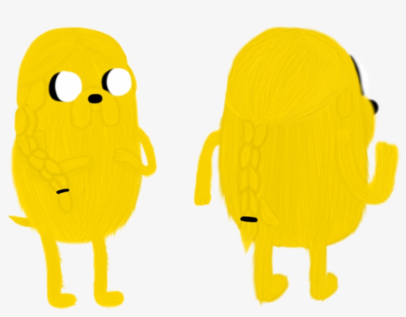 Abenteuerzeit Mit Finn & Jake Images Jake With A Braid - Jake The Dog, transparent png #2793385