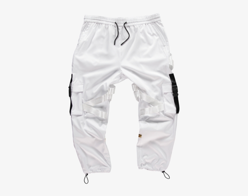 White Tech Pants - Trousers, transparent png #2793500