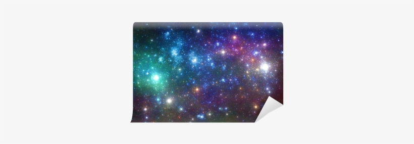 Blue And Purple Stars Background Wall Mural • Pixers® - Fondo Morado Con Azul, transparent png #2793503