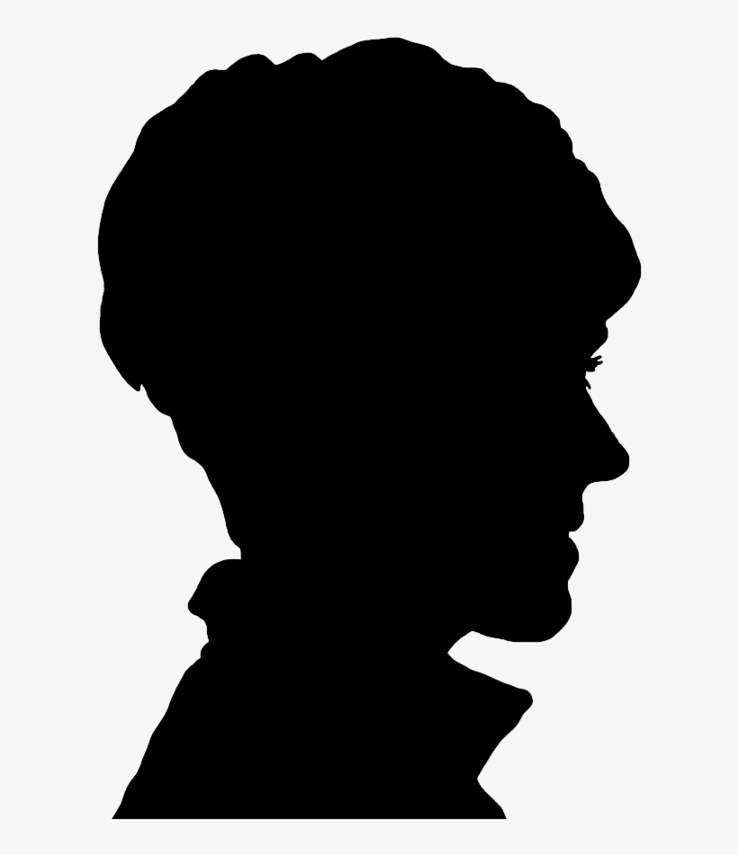 Face Silhouette Of Young Woman - Boy Face Silhouette Png, transparent png #2794570