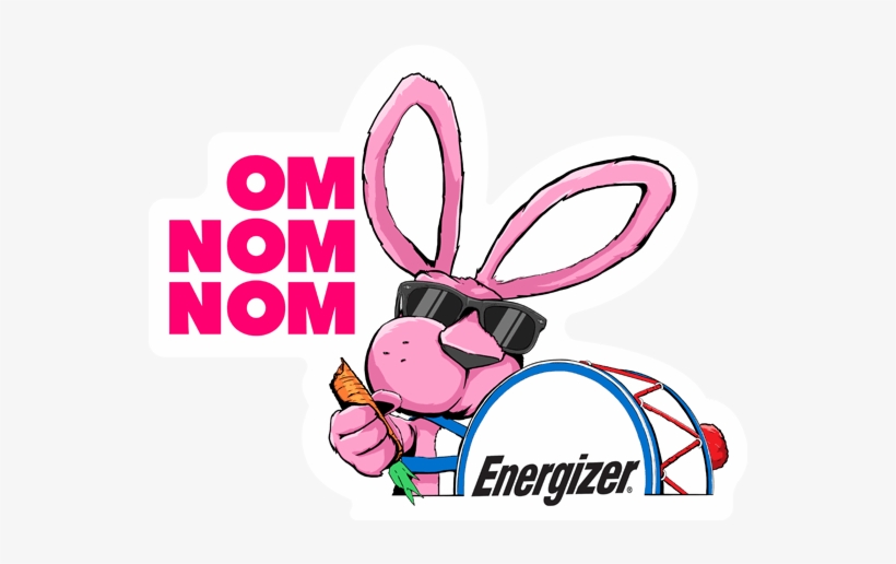 Energizer Bunny Stickers Messages Sticker-2 - Cartoon Gif Energizer Bunny, transparent png #2794571