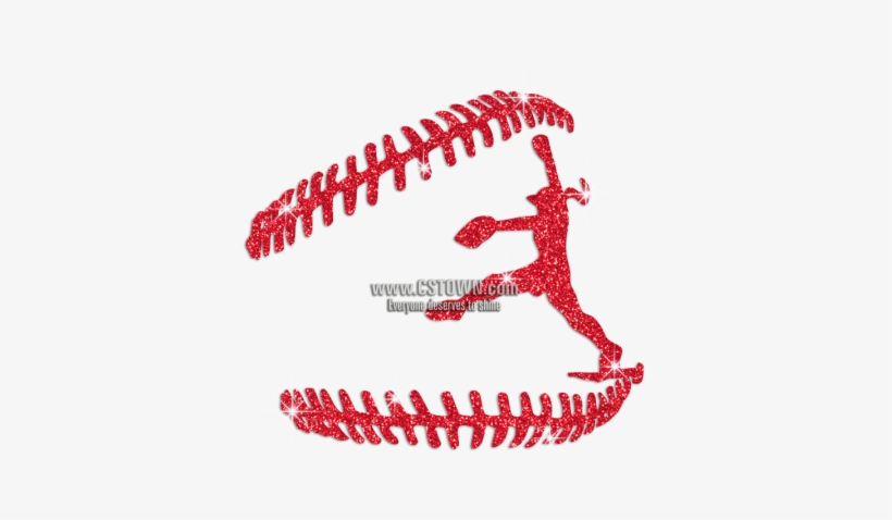 Ruby Professional Softball Player Hotfix Glitter Transfer - Playeras De Equipos De Softbol, transparent png #2794624