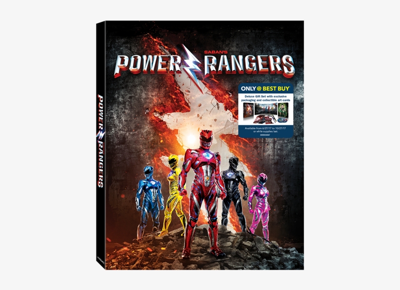 #powerrangersmovie @bestbuy Exclusive Blu Ray Cover - Power Rangers Blu Ray Best Buy, transparent png #2794626
