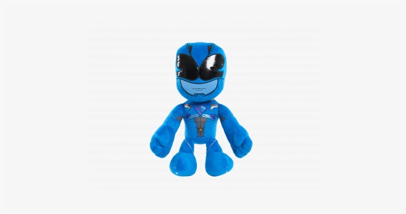 Power Rangers Movie Large Plush - Just Play Power Rangers Movie Stuffed Figure - Blue, transparent png #2794712