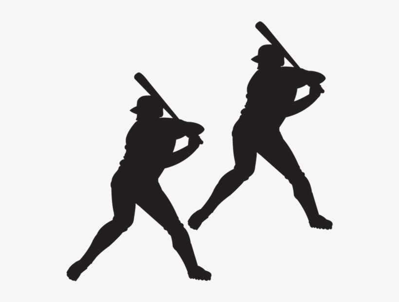2 Player Lesson - Siluetas Beisbol En Png, transparent png #2794746