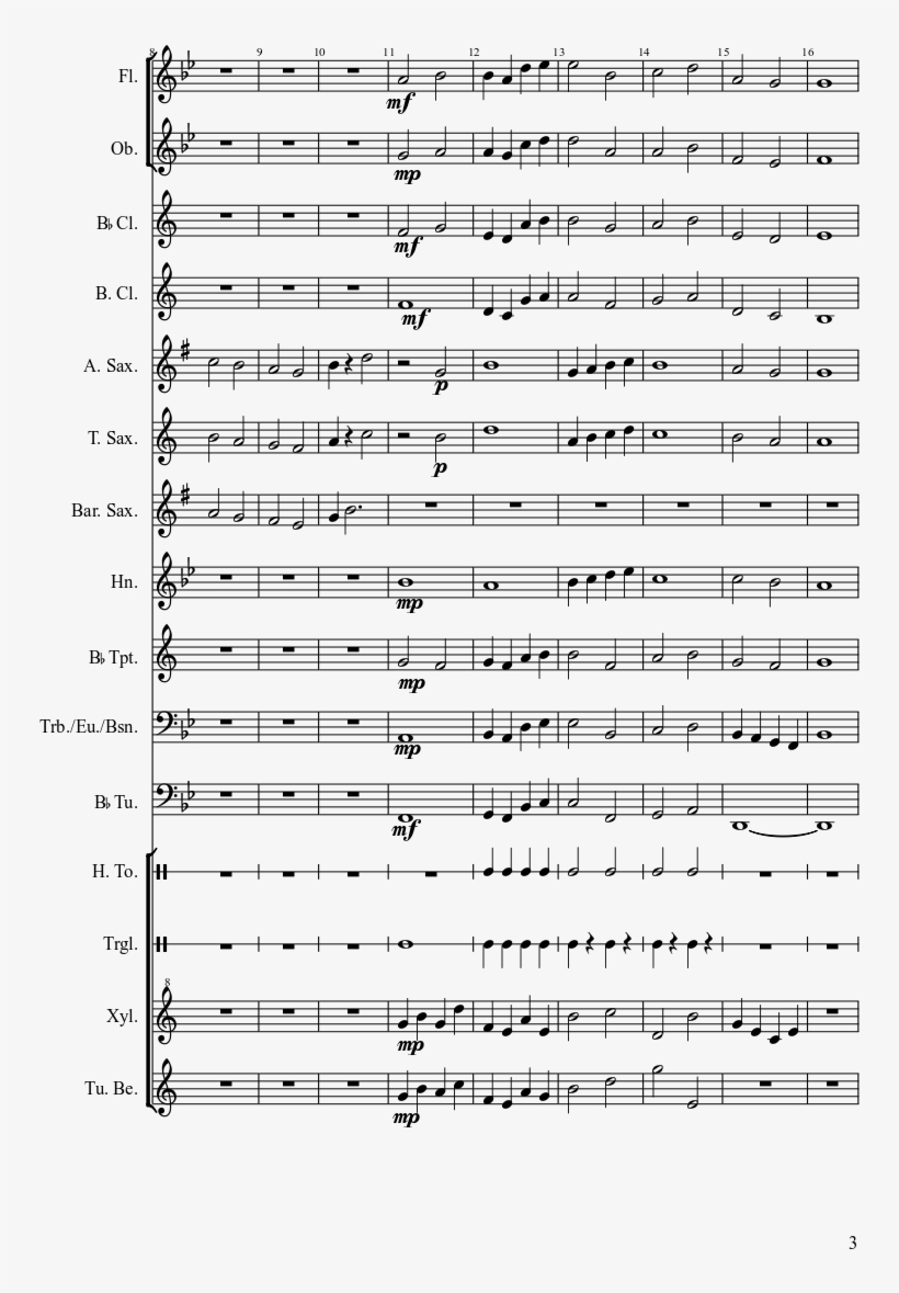Stars In The Sky Sheet Music Composed By Edwin Jaramillo - Document, transparent png #2795369