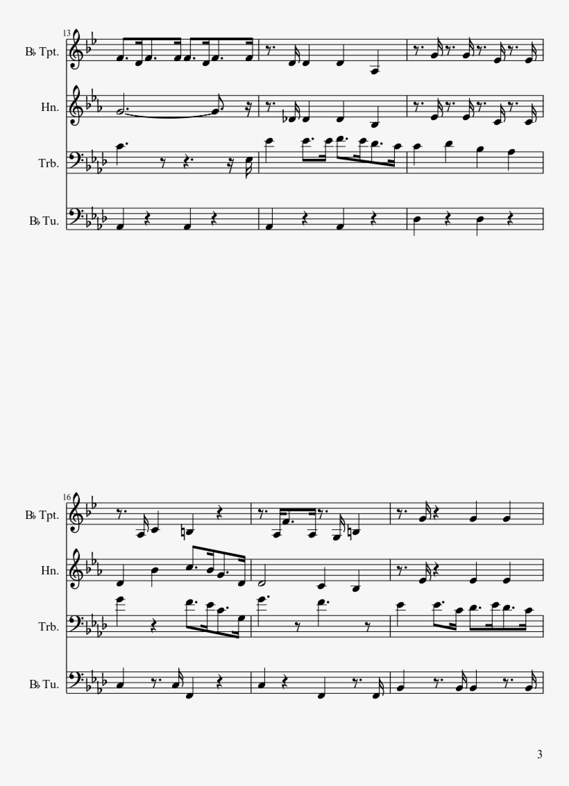 Raindrops Keep Falling On My Head Sheet Music Composed - Raindrops Keep Falling On My Head Trumpet, transparent png #2795715