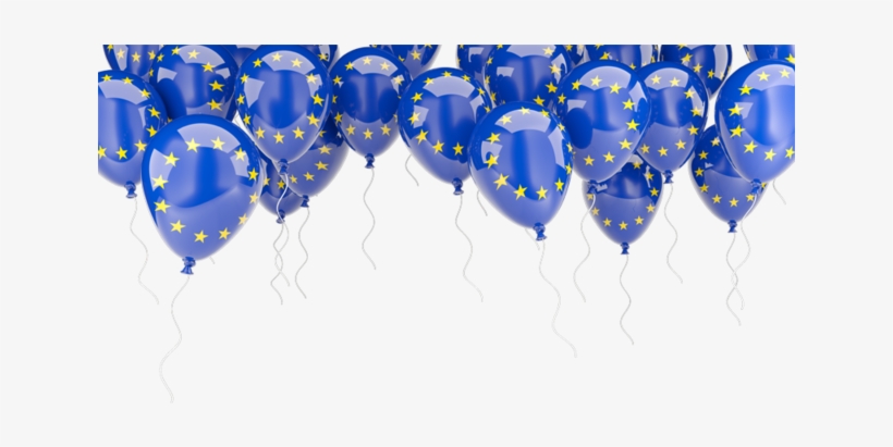 Balloons Frame Illustration Of Flag Of European Union - Trinidad And Tobago Balloons, transparent png #2795772