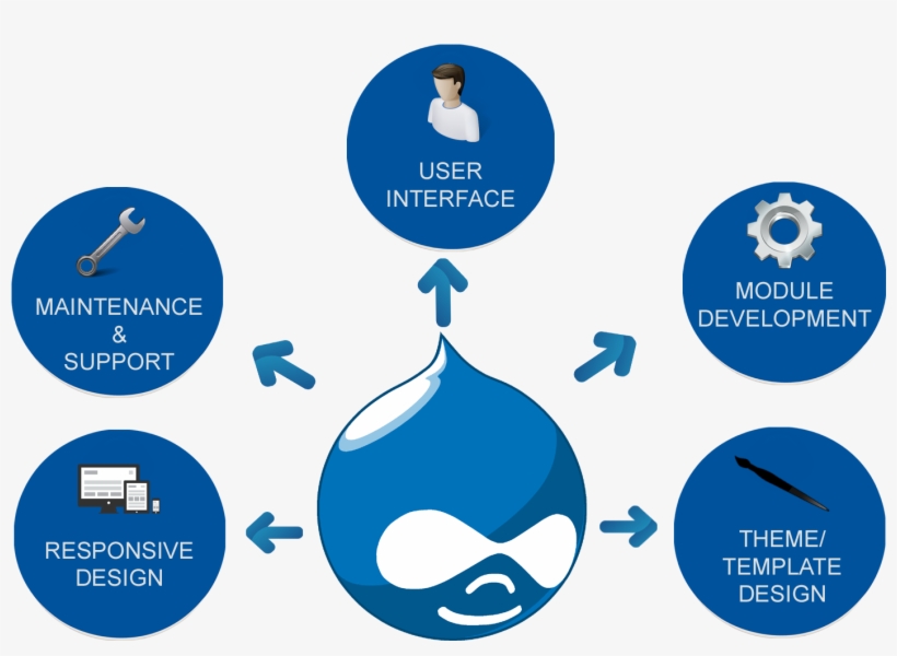Drupal Web Development Services In Nigeria - Drupal, transparent png #2795873