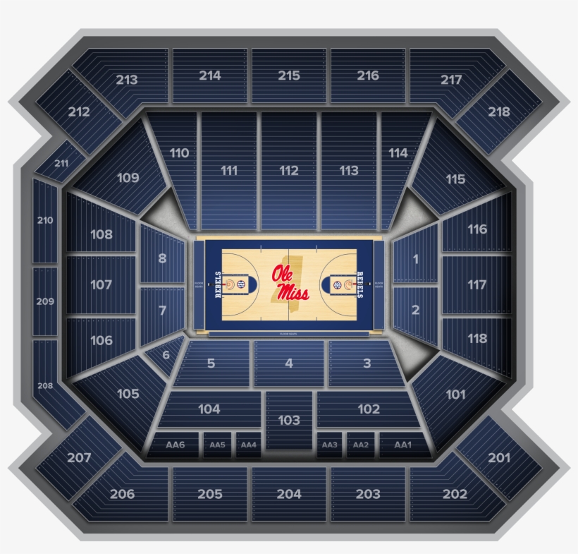 Pavilion Seating Chart Ole Miss