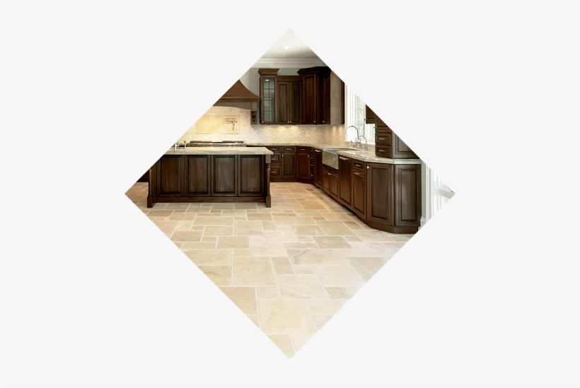 Residential Tile Flooring - Kitchen Cabinet, transparent png #2796080