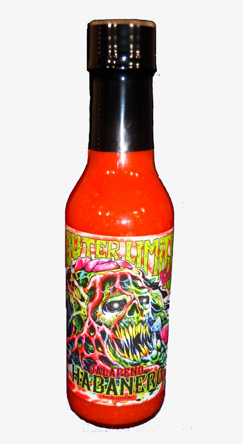 Our Jalapeno Habanero Sauce Is A Great Medium Heat - Glass Bottle, transparent png #2796197