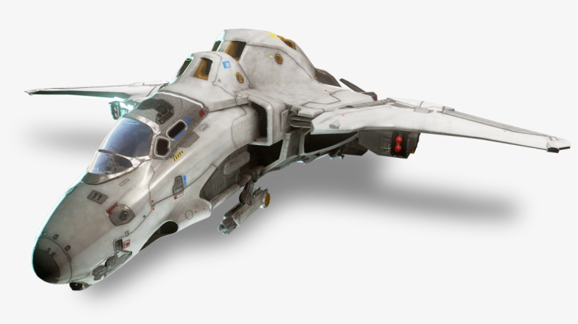 F-41 Exoatmospheric Multirole Strike Fighter - Halo Broadsword, transparent png #2796252