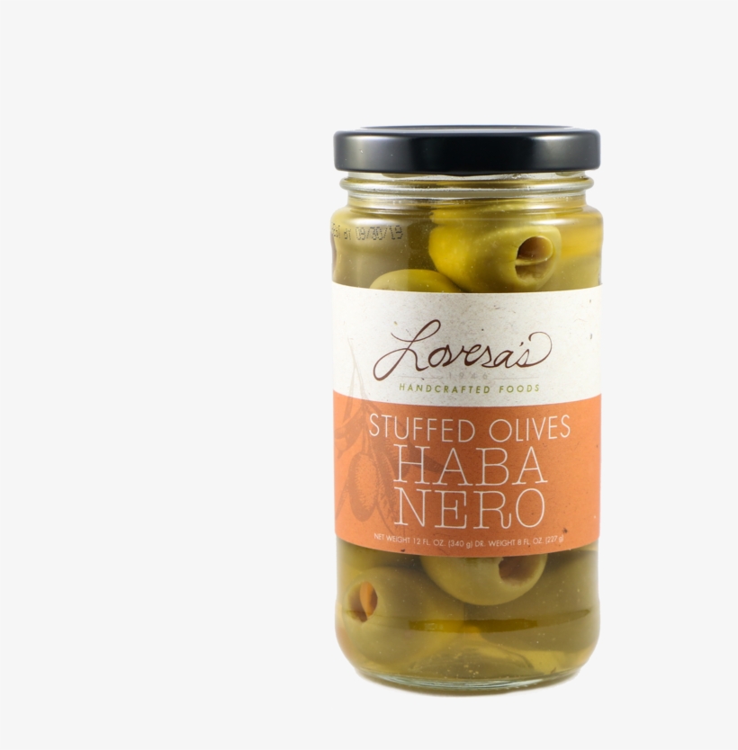 Lovera's Habanero Stuffed Olives - Pimento Olives, transparent png #2796463