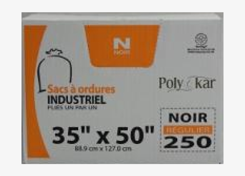 Sac Poubelle 35 X 50 Industriel, transparent png #2796506