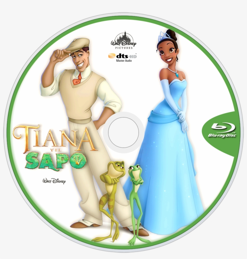 The Princess And The Frog Bluray Disc Image - Princess And The Frog, transparent png #2797141