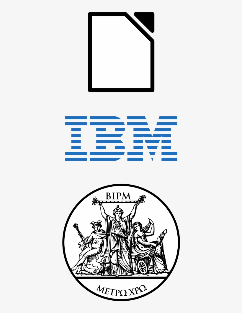 Libreoffice Ibm Bipm Logos - Bipm, transparent png #2798084