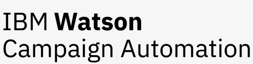 Ibm Watson Campaign Automation Logo, transparent png #2798320