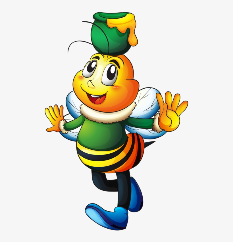 Pin By Виктория On Насекомые - Abelha Na Flor Desenho Png, transparent png #2798544