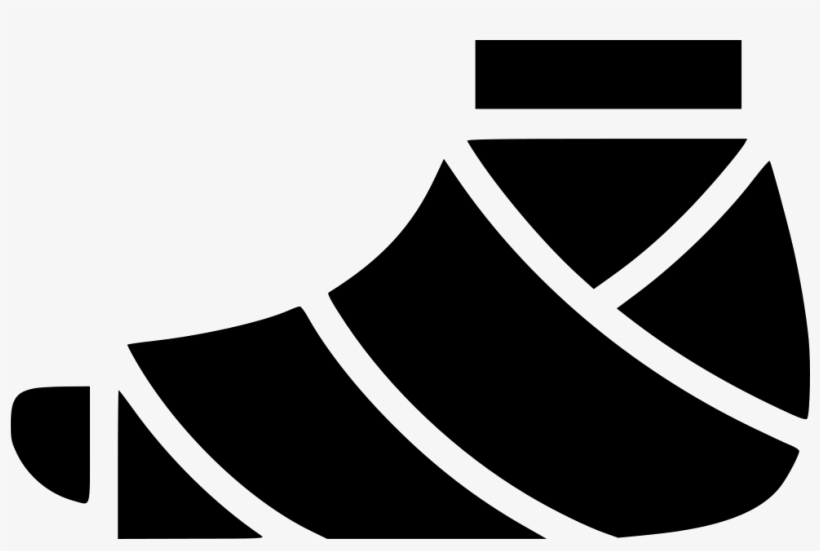 Broken Leg Cast Injury Bandage Treatment Comments - Bandage, transparent png #2798768
