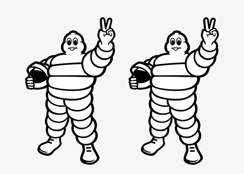 2717 Michelin Man Race - Michelin Man Logo Png, transparent png #2798891