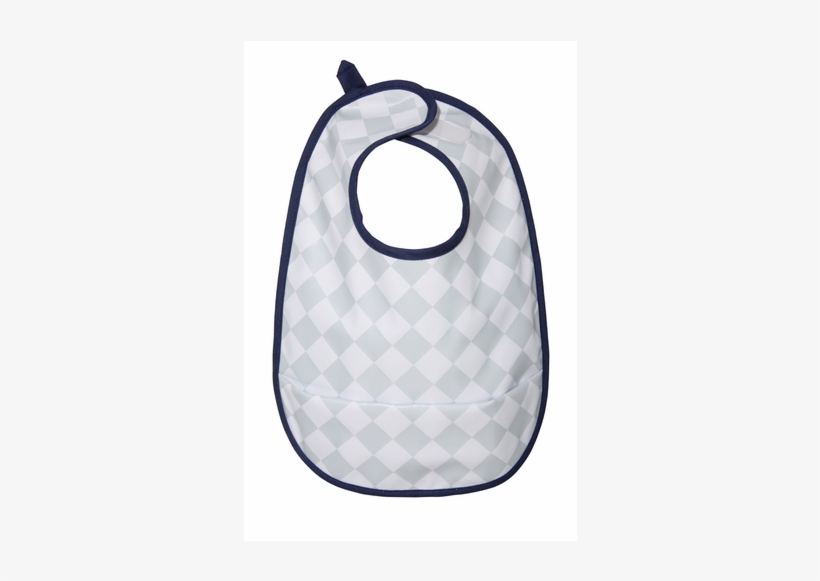 Baby Bib, Gray/white - Lupilu Babylätzchen - Weitere Babyausstattung, transparent png #2798995