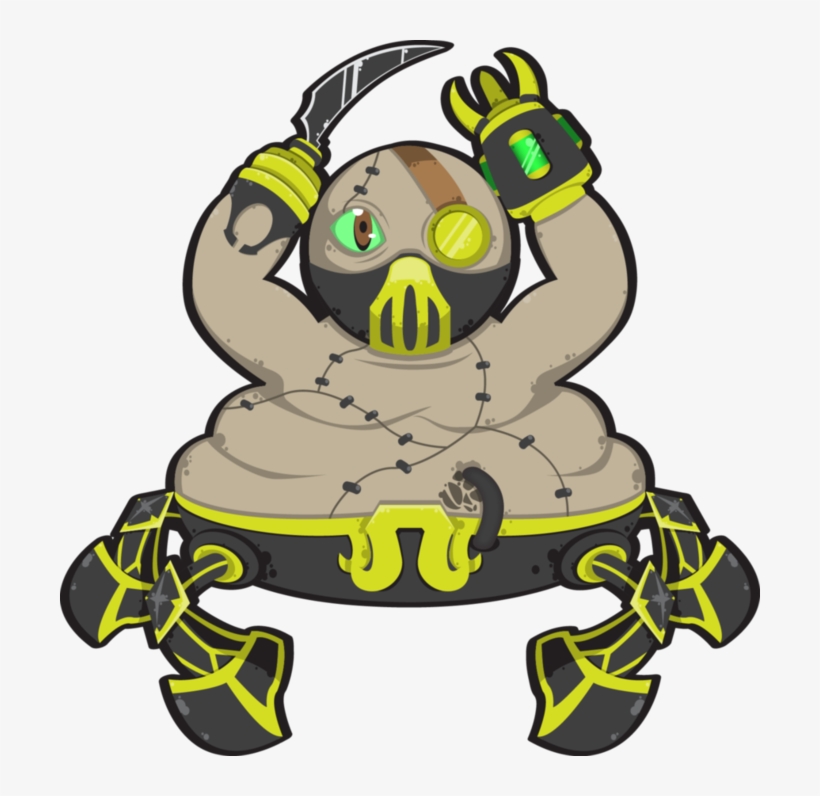 Least Popular Champions - League Of Legends Chibi Urgot, transparent png #2799042